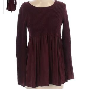 Peplum sweater